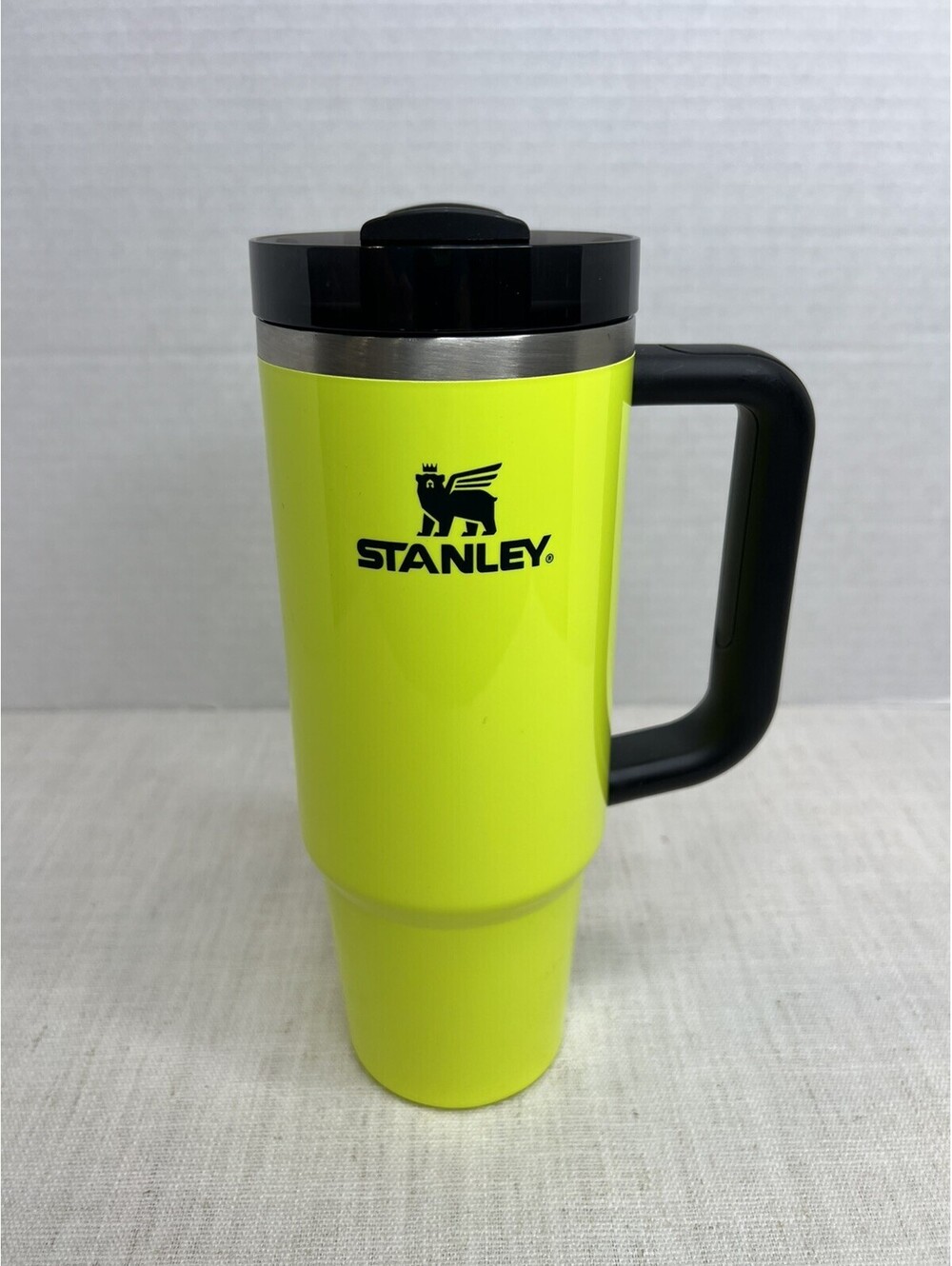 STANLEY Quencher H2.0 FlowState Stainless Steel Neon Yellow 30 oz